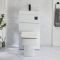 Milano Lurus - Modern Farington Toilet and Basin and Combination Unit - 500mm x 890mm - Choice of Finish