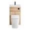 Milano Lurus - Modern Elswick Toilet and Basin and Combination Unit - 500mm x 890mm - Choice of Finish