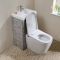 Milano Lurus - Modern Luxus Japanese Bidet Toilet and Basin Combination Unit - 500mm x 890mm - Choice of Finish
