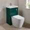 Milano Lurus - Modern Luxus Japanese Bidet Toilet and Basin Combination Unit - 500mm x 890mm - Choice of Finish