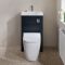 Milano Lurus - Modern Luxus Japanese Bidet Toilet and Basin Combination Unit - 500mm x 890mm - Choice of Finish