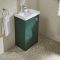 Milano Lurus - Modern Basin and WC Combination Unit (Excluding Pan) - 500mm x 890mm - Choice of Finish