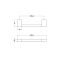 Crosswater MPRO - Straight Grab Rail Bar - Chrome