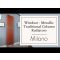 Milano Windsor - Horizontal Traditional Triple Column Radiator - Choice of Metallic Colours and Sizes