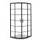 Milano Barq - Black 900mm Quadrant Shower Enclosure with Slate Tray - Choice of Tray Finish