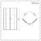 Milano Langley - Chrome 900mm Traditional Quadrant Shower Enclosure with Slate Tray - Choice of Tray Finish