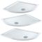 Milano Langley - Chrome Traditional Quadrant Shower Enclosure with Tray - Choice of Size