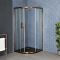 Milano Eris - 900mm Copper Quadrant Shower Enclosure with Slate Tray - Choice of Tray Finish