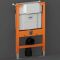 RAK Washington - Traditional Wall Hung Toilet with Low Wall Frame - Choice of Rimless Design, Flush Plate and Seat Finish