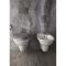 RAK Washington - Traditional Wall Hung Toilet - Choice of Rimless Design and Seat Finish