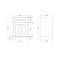 RAK Washington - 600mm Traditional Vanity Unit with Basin - Choice of Finish and Tap-Holes