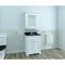RAK Washington - 620mm Traditional Vanity Unit with Basin and Black Countertop - Choice of Finish and Tap-Holes