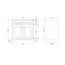 RAK Washington - 817mm Traditional Vanity Unit with Basin - Choice of Finish and Tap-Holes