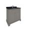 RAK Washington - 820mm Traditional Vanity Unit with Basin and Black Countertop - Choice of Finish and Tap-Holes
