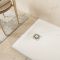 RAK Feeling - Corner Walk-In Shower Enclosure with Matt White Tray - Choice of Sizes