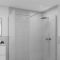 RAK Feeling - Chrome Corner Wet Room Shower Enclosure - Choice of Glass Size