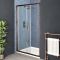 Milano Eris - Copper Sliding Shower Door with Tray - Choice of Sizes