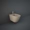 RAK Feeling - Matt Cappuccino Modern Wall Hung Bidet