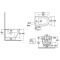 RAK Feeling - Matt Black Modern Rimless Wall Hung Toilet with Soft Close Seat and Bidet Set