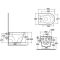 RAK Feeling - Matt Black Modern Rimless Wall Hung Toilet with Soft Close Seat and Bidet Set
