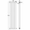 Milano Urban - Anthracite Vertical Column Radiator - 1500mm x 383mm (Double Column)