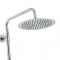 Milano Mirage - Modern Thermostatic Bar Shower Valve with Round Shower Head and Hand shower - Chrome