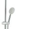Milano Mirage - Modern Thermostatic Bar Shower Valve with Round Shower Head and Hand shower - Chrome