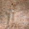 Milano Zandra - Industrial Style Manual Exposed Shower Valve with Round Shower Head and Hand shower - Brushed Copper
