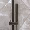 Milano Otto - Modern Round Thermostatic Bar Shower Valve with Hand Shower and Riser Rail - Black Nickel