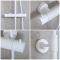 Milano Elements - Modern Thermostatic Bar Shower Valve with Round Shower Head and Hand Shower - Choice of Finish