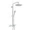 Milano Elsie - Modern Thermostatic Bar Shower Valve with Round Shower Head, Hand Shower and Spout - Choice of Finish