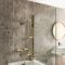 Milano Arlo - Modern Round Thermostatic Bar Shower Valve with Bath Spout, Hand Shower and Riser Rail - Choice of Finish