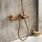 Milano Arlo - Modern Round Thermostatic Bar Shower Valve with Bath Spout - Choice of Finish