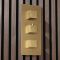 Milano Lyra - Modern 2 Outlet Thermostatic Triple Shower Valve - Brushed Brass