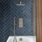 Milano Monet - Modern 3 Outlet Triple Diverter Thermostatic Shower Valve - Antique Brass