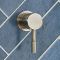Milano Monet - Modern Manual Shower Valve - One Outlet - Antique Brass