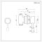 Milano Amara - Modern Manual Shower Valve - One Outlet - Aged Bronze