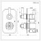 Milano Elizabeth - Traditional Concealed Thermostatic Twin Shower Valve - Choice of Finish