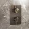 Milano Otto - Modern 1 Outlet Thermostatic Twin Shower Valve - Choice of Finish