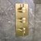 Milano Otto - Modern 2 Outlet Thermostatic Triple Shower Valve - Choice of Finish