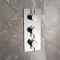 Milano Otto - Modern 3 Outlet Triple Diverter Thermostatic Shower Valve - Choice of Finish