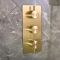 Milano Otto - Modern 3 Outlet Triple Diverter Thermostatic Shower Valve - Choice of Finish