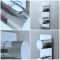 Milano Lune - Modern 2 Outlet Twin Diverter Thermostatic Shower Valve - Choice of Finish