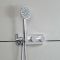 Milano Lune - Modern Twin Diverter Thermostatic Shower Valve with Hand Shower - Choice of Finish