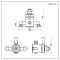Milano Elizabeth - Traditional Dual Control Exposed Thermostatic Shower Valve - Brushed Brass