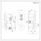 Milano Orta - 2 Outlet Round Push Button Thermostatic Shower Valve - Black