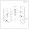 Milano Orta - 3 Outlet Round Push Button Thermostatic Shower Valve - Chrome