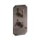 Milano Earlham - Art Deco 1 Outlet Twin Thermostatic Shower Valve - Choice of Finish