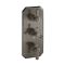 Milano Earlham - Art Deco 2 Outlet Triple Thermostatic Shower Valve - Choice of Finish