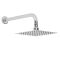 Milano Arvo - Chrome Modern Square Twin Diverter Thermostatic Shower Valve with Handset and 200mm Head (2 Outlet)